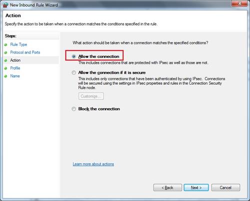 rtwlan firewall exception
