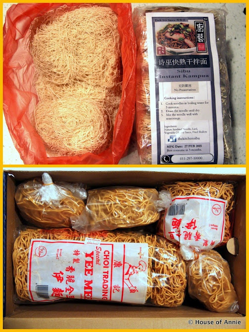 Dried Mee Sua, Kampua, and Yee Mee