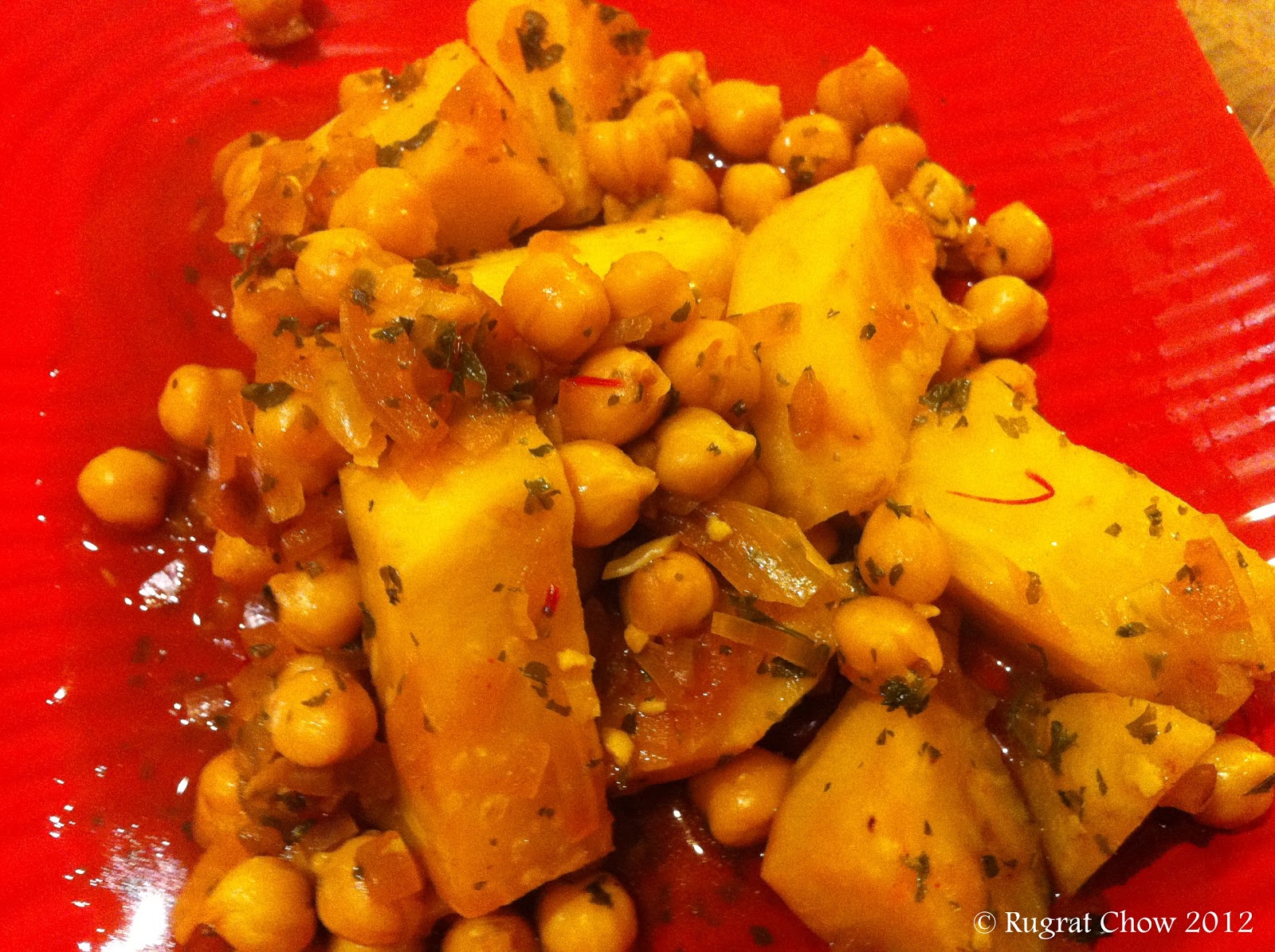 A Whole Food Life Celery Root w Chickpeas & Saffron