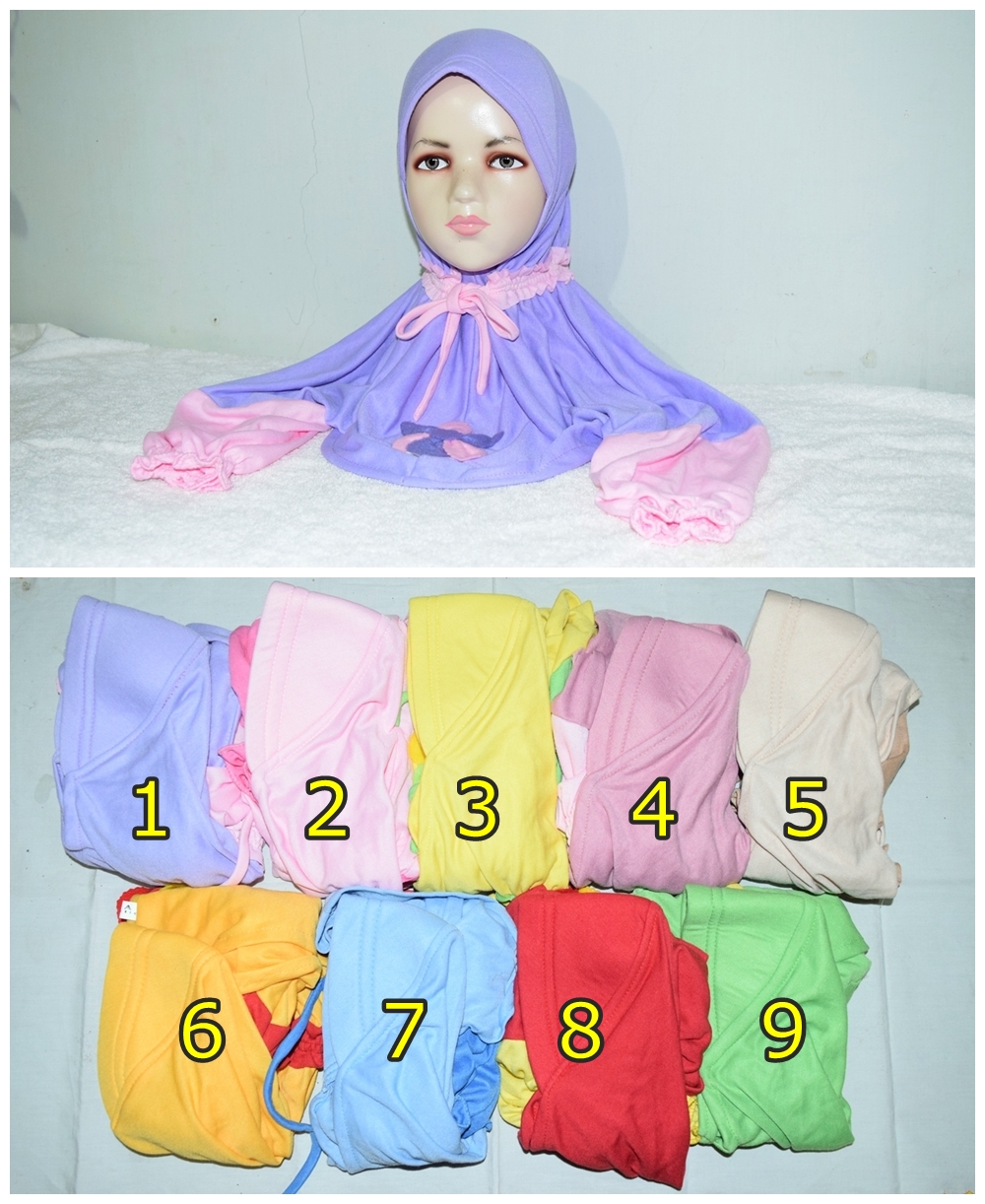 Jilbab Lengan Anak TK Terbaru Khisan JKL06 Khisan Fashion Jilbab