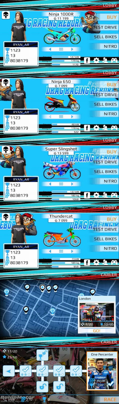Download Drag Racing Bike Mod Indonesia EVO 4 Spesial Edition - ANDROID