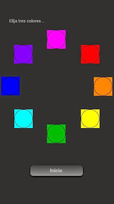 Primera versión del test de los colores, ¡Qué horror! ¡Son círculos no cuadrados! Primera versión del test de los colores, ¡Qué horror! ¡Son círculos no cuadrados!