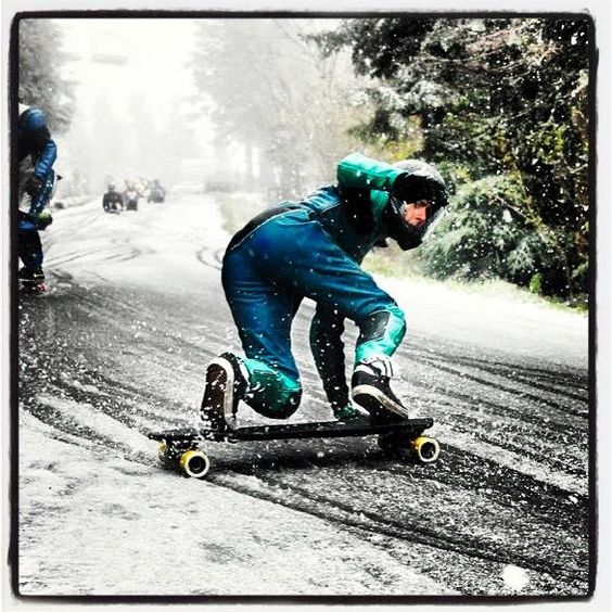 Land Paddling USA Epic Winter Longboarding