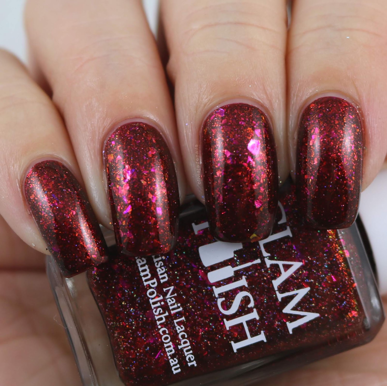 Glam Polish Kiss Me, Fat Boy! swatched by Olivia Jade Nails