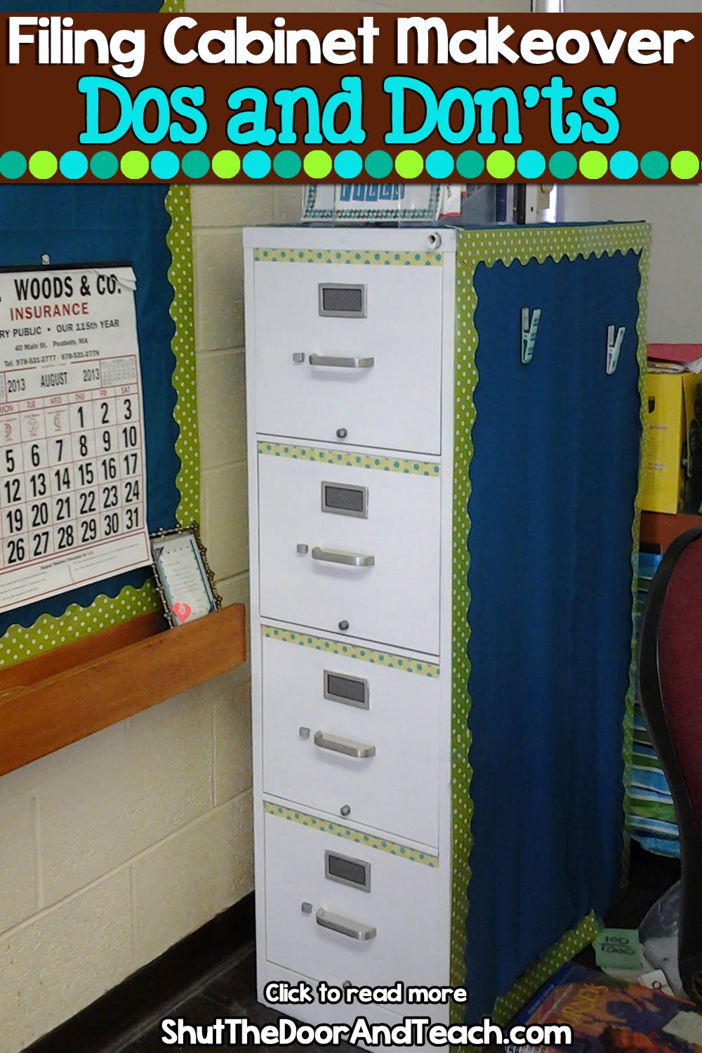 Shut the Door and Teach Classroom File Makeover