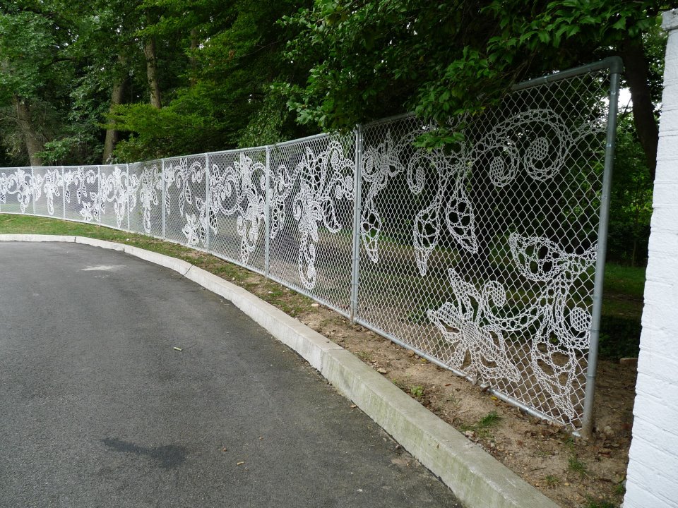 Cyclone How To Make A Chain Link Fence Beautiful Balcony Garden Pretty Morning Glory Chain Mesh