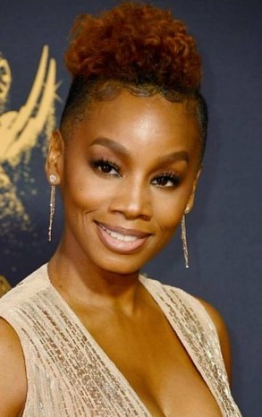 Anika Noni Rose Looks Gorgeous with Dress and Fade at the Emmys