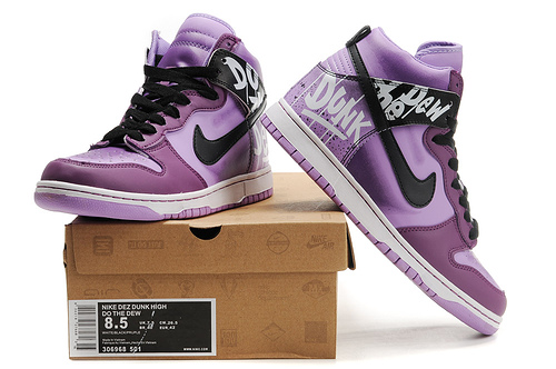colorful dunks high