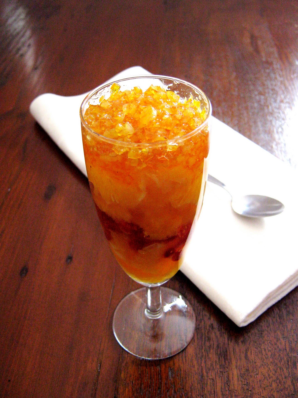 Orange and Pomegranate Dessert