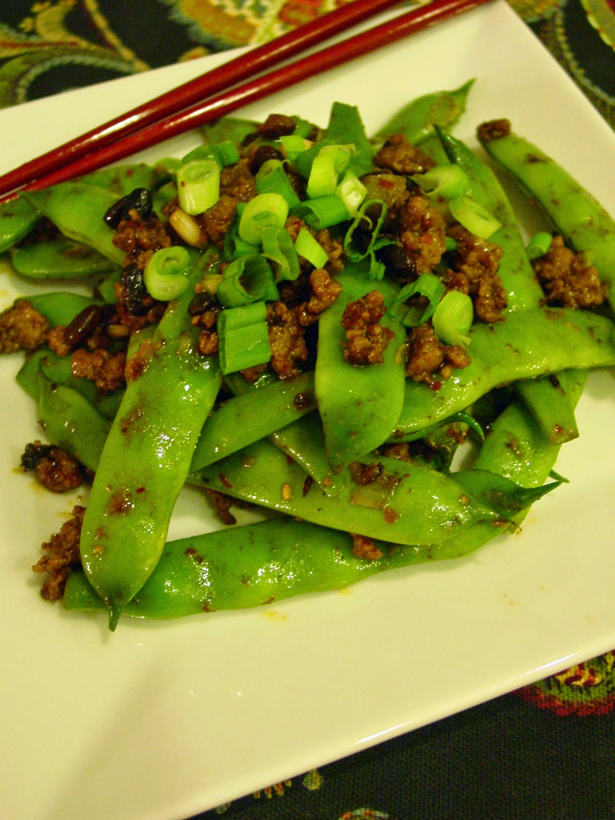 Soup Spice Everything Nice Green Beans in Garlic Black Bean Sauce