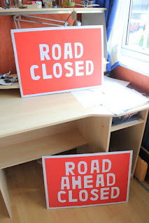 As Pop-Up Adventure Play, I helped to apply for road closure, and made the signs to ensure everyone was safe.