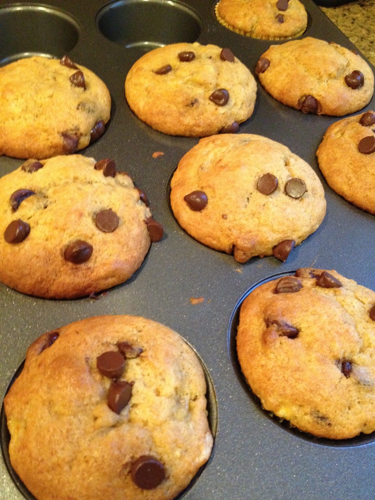 Olive Oil and Chocolate The Best Banana Chocolate Chip Muffins