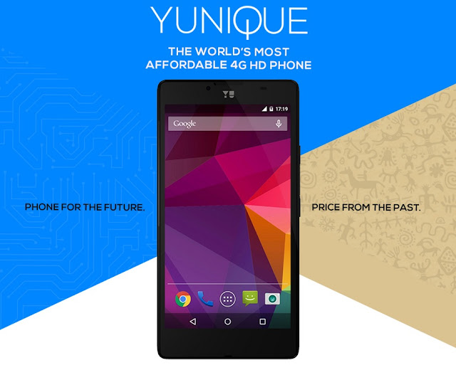Yu Yunique Smartphone Launched in India | $75 Only