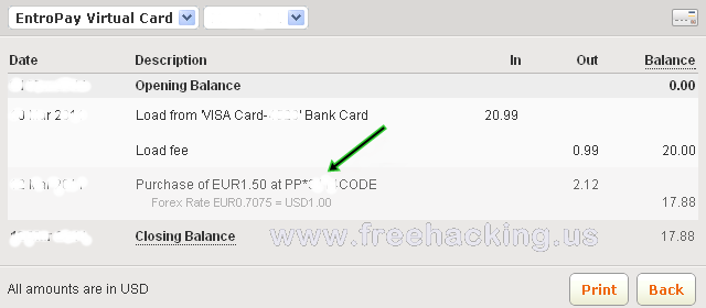 American express forex card statement