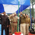 पुलिस केंद्र में एसपी ने झंडोत्तोलन के अवसर पर तीन थानाध्यक्षों को किया सम्मानित