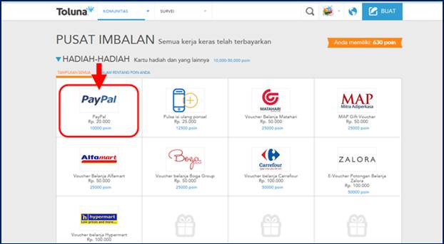 Cara withdraw ke paypal