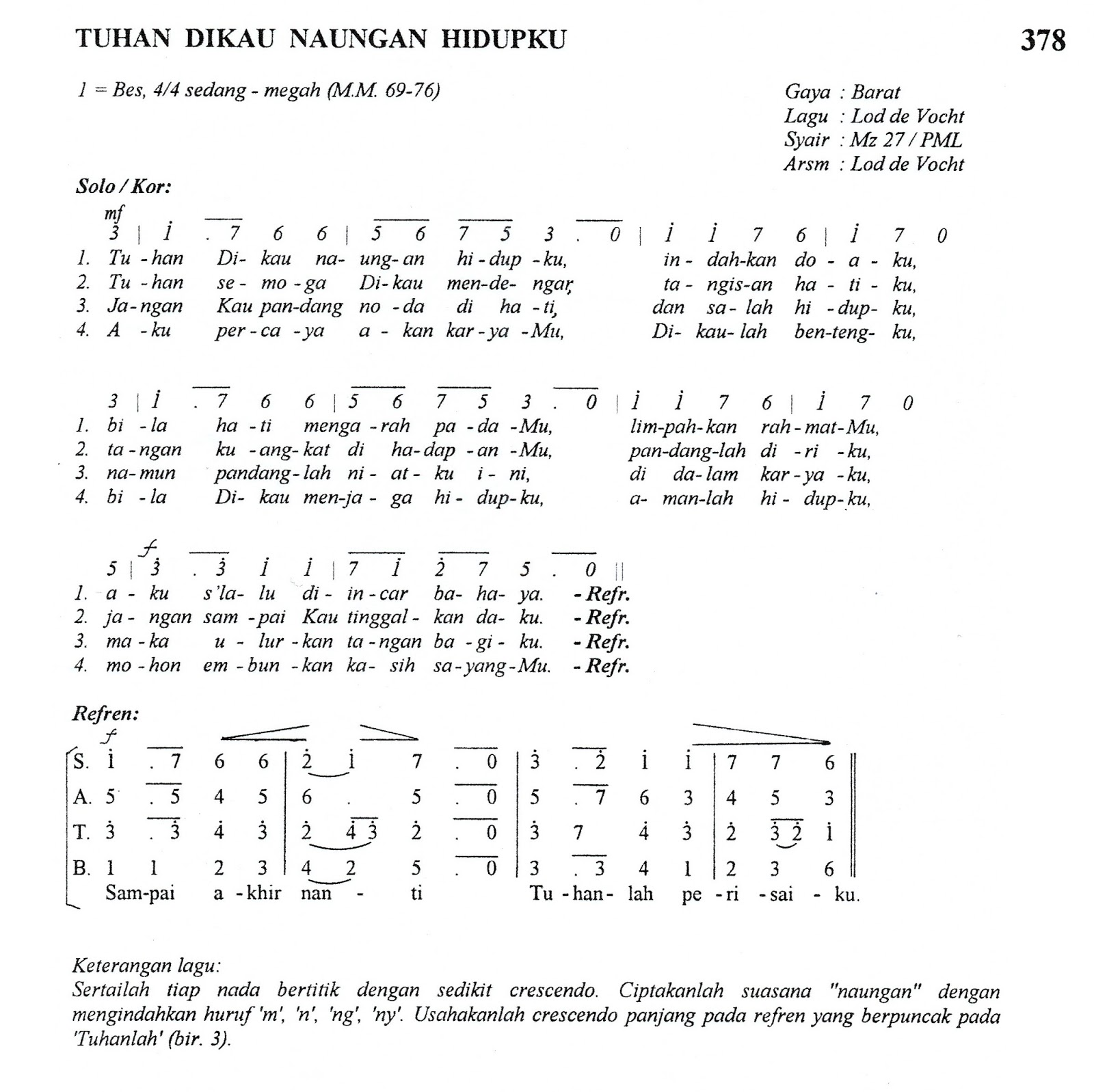 St Caecilia Choir Mkw Tuhan Dikau Naungan Hidupku