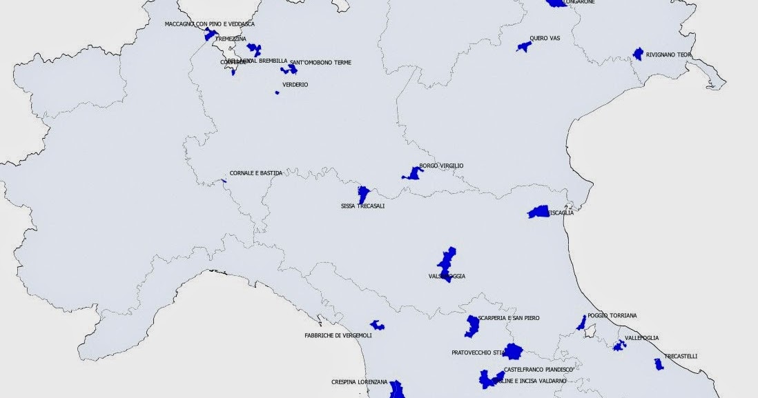 Le fusioni e i confini dei Comuni italiani 2014 ~ opendatabassaromagna