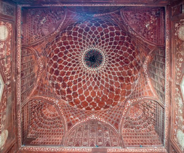 The ceiling of the mosque