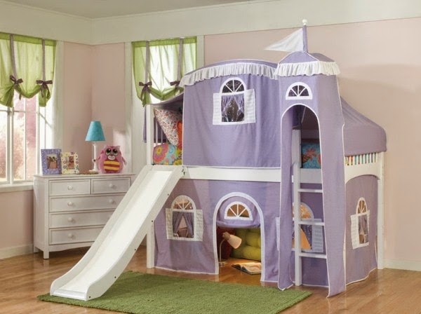 Kids bed with slide &#8211; amazing photos