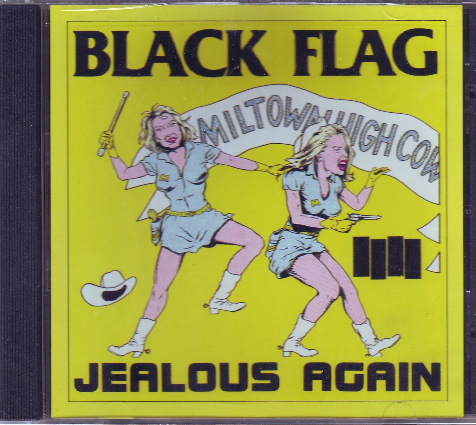 NO PICTURES REVIEWS BLACK FLAG JEALOUS AGAIN EP (SST RECORDS)