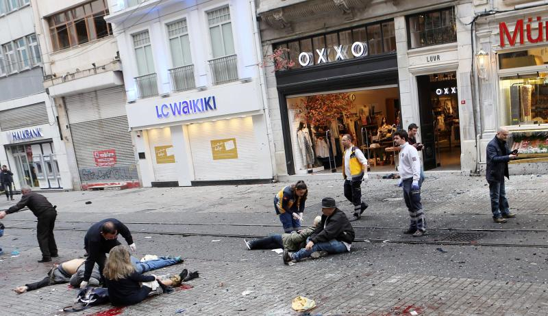 serangan dan letupan di istanbul