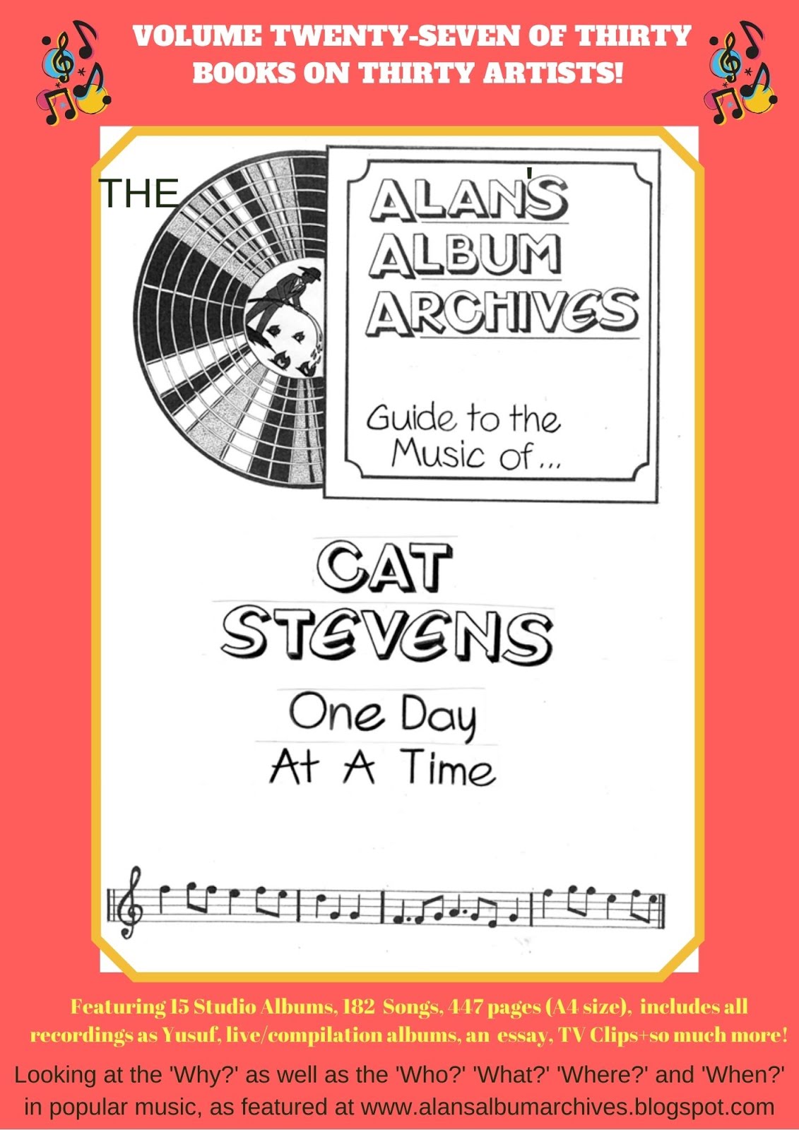 'One Day At A Time - The Alan's Album Archives Guide To The Music Of...Cat Stevens'