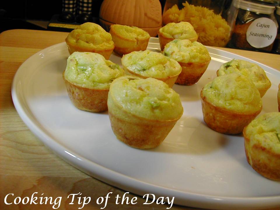 Cooking Tip of the Day Recipe Mini Cheese and Bacon Popovers