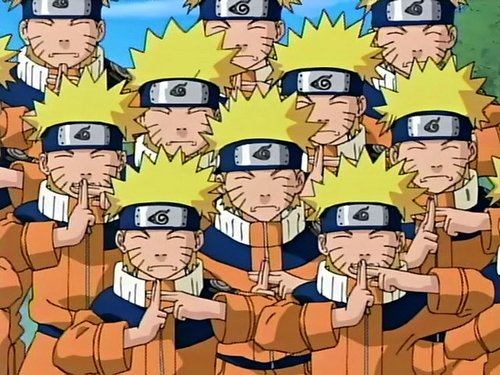 Frases de animes diferenciadas on X: Eis que o Naruto aparece diante do  inimigo e fala que vai fazer um Jutsu novo, ahhhh:  Kage Bunshin no  Jutsu. #Naruto #memes #meme #animes #