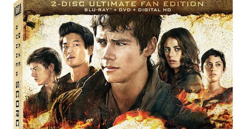  Maze Runner: The Scorch Trials Blu-Ray + DVD + DHD