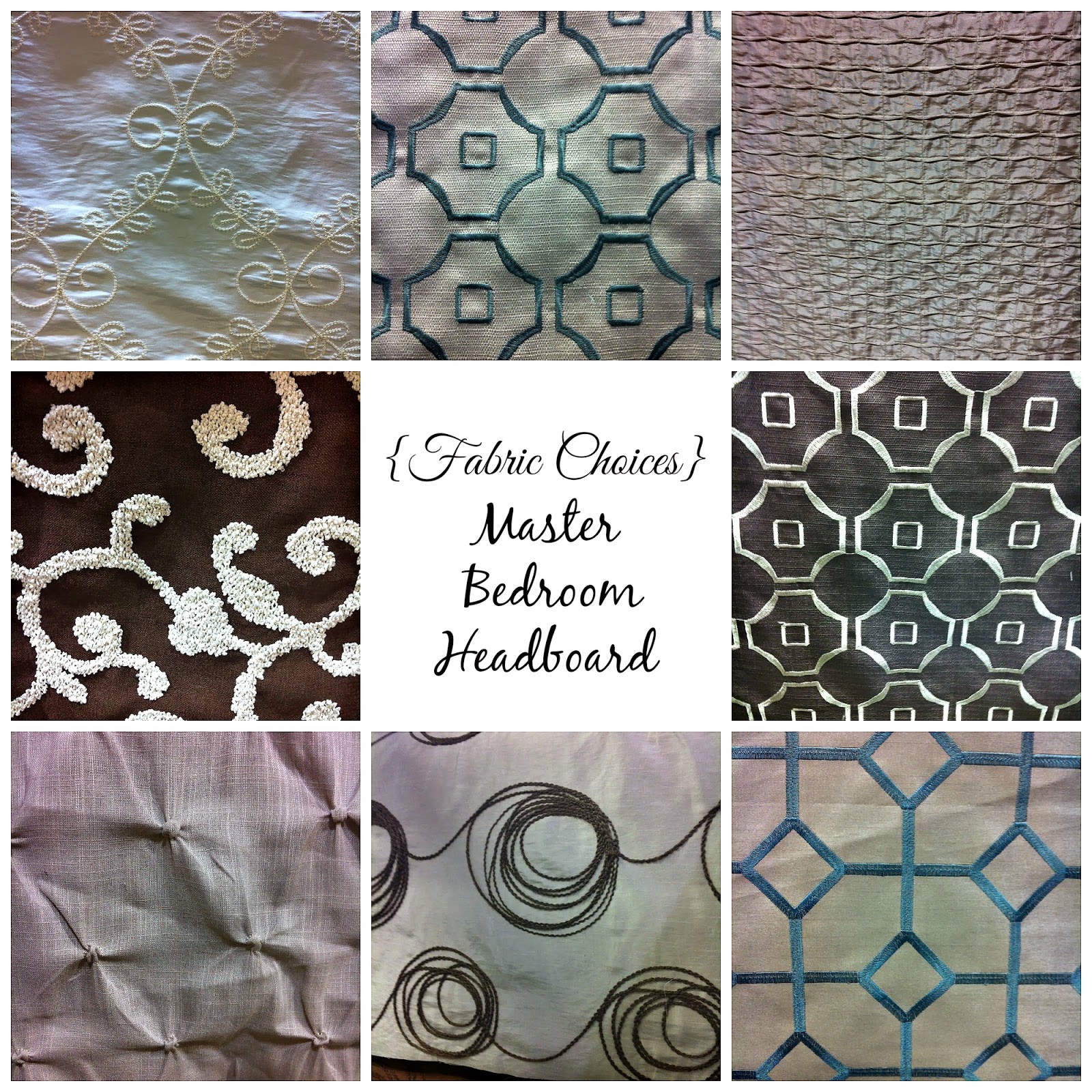 Renovating519 Fabric Choices for Master Headboard