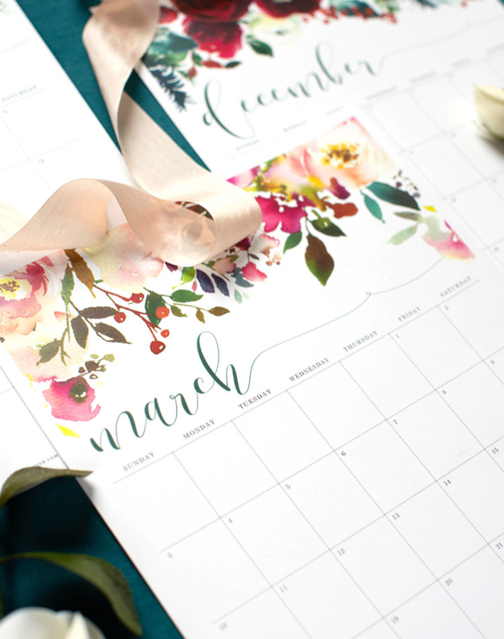 Calendarios 2019 imprimibles gratis