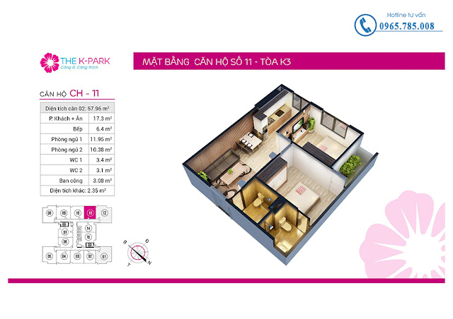 Thiết kế căn hộ 11 Thiết kế căn hộ 11