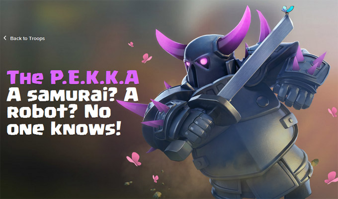 Profil Lengkap P.E.K.K.A Informasi, strategi dan biaya upgrade P.E.K.K.A di COC