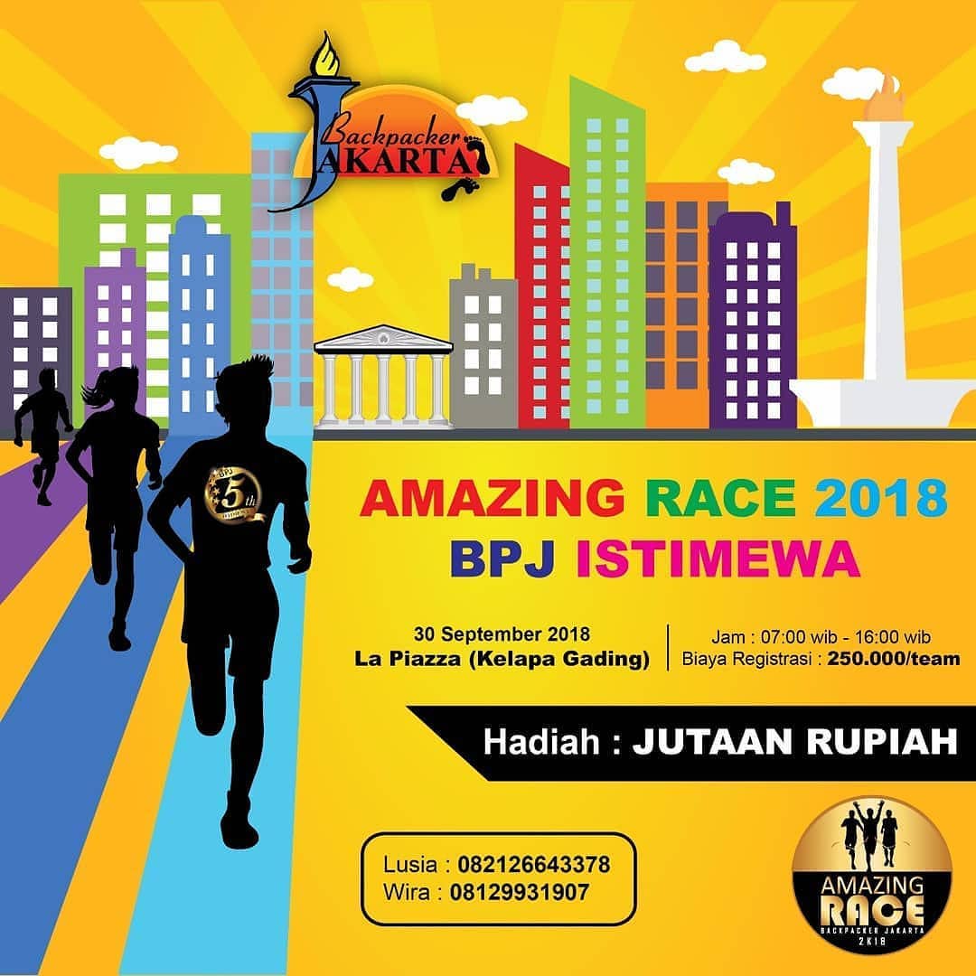 Amazing Race - Backpacker Jakarta â€¢ 2018