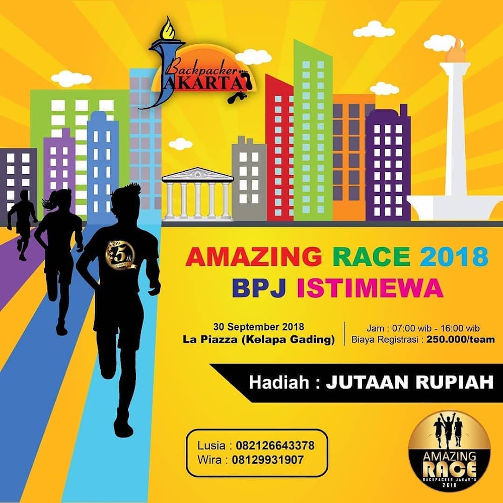 Amazing Race - Backpacker Jakarta • 2018 Amazing Race - Backpacker Jakarta • 2018