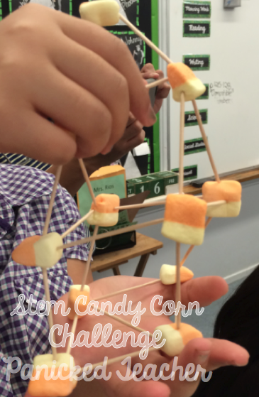 Candy Corn Activity, STEM Candy Corn Tower