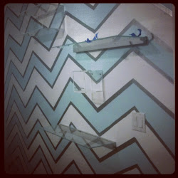 wall chevron paint accent painting patterns picfish labels projects diy