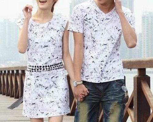 Model baju  couple terbaru anak  muda  lengan panjang atasan  