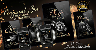 Flesh into Fire by JA Huss & Johnathan McClain Release Blitz + Giveaway