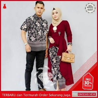 GMS349 RTNRJ351C58 Couple Batik Kipas Hitam Sepanjang Dropship SK1238393152