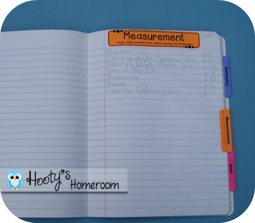 Organizing Journals with Tabs - Hooty's Homeroom