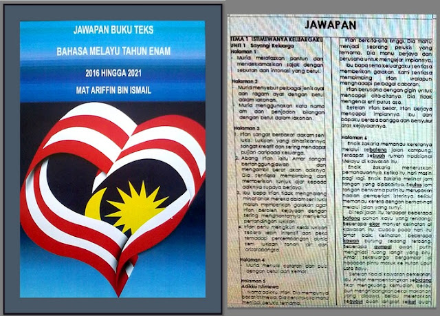 Buku Jawapan dan Rujukan Guru Mengajar Bahasa Melayu Tahun 6