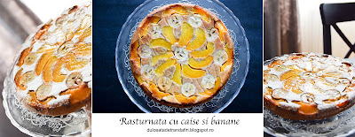 Rasturnata cu caise si banane