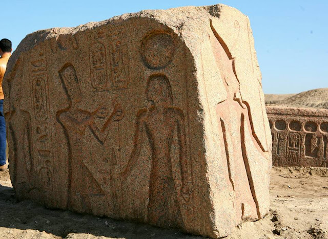 Ramses II stelae uncovered at San Al-Hagar site
