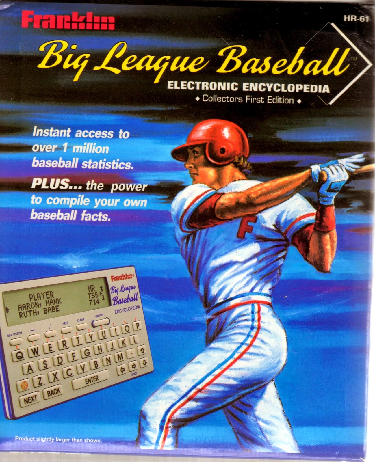 Electronic Baseball Franklin Baseball Encyclopedia