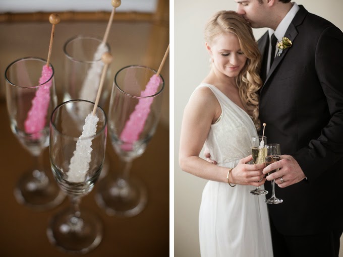 Glam Pink, Black and White Styled Shoot
