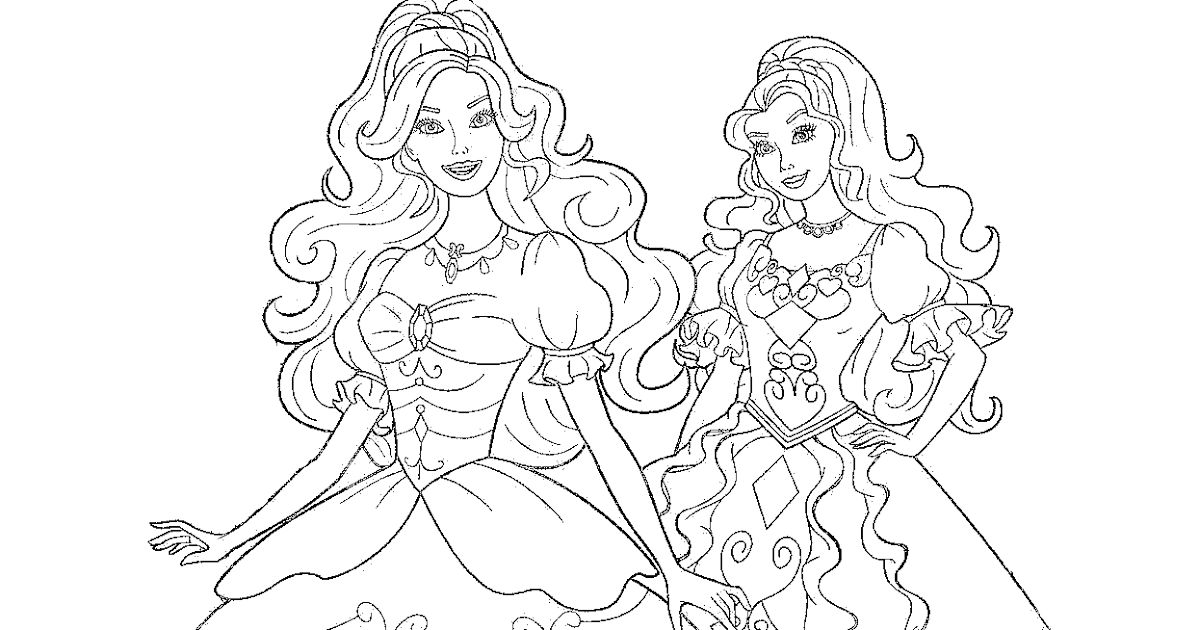 3 Gambar Mewarnai Barbie Cantik - w8lu