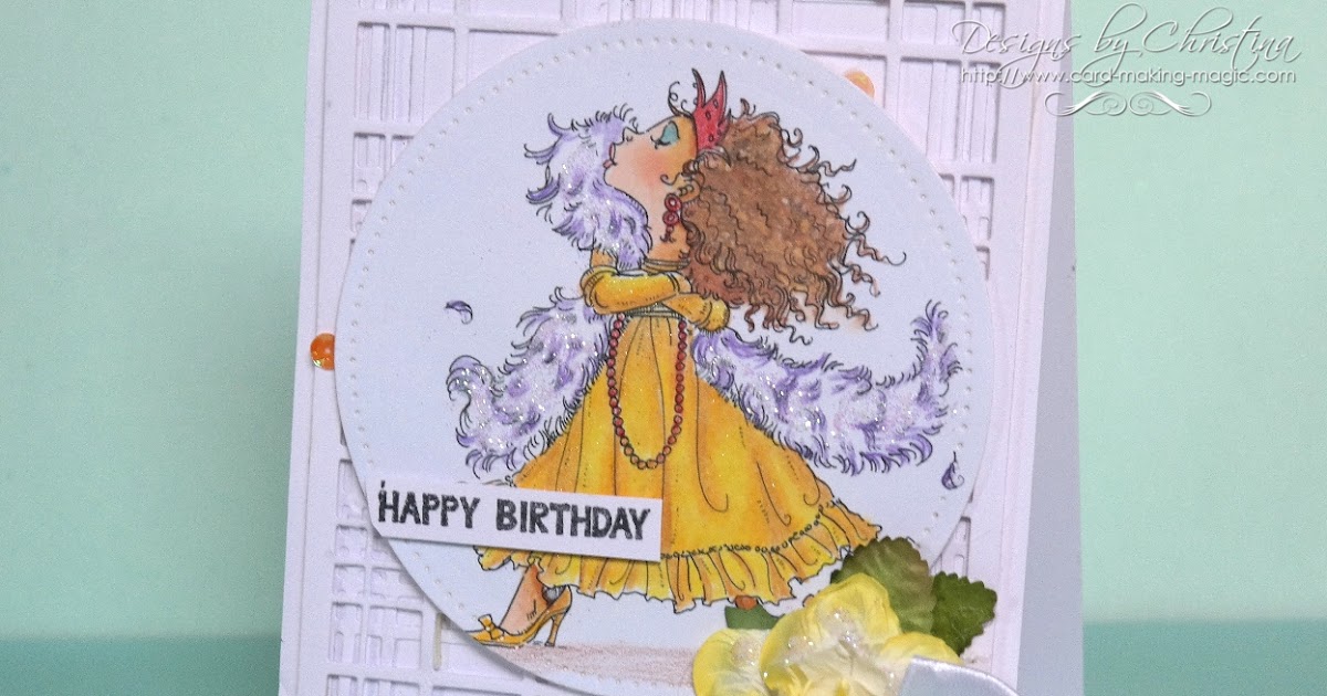 Flowers, Ribbons and Pearls Coloured Image