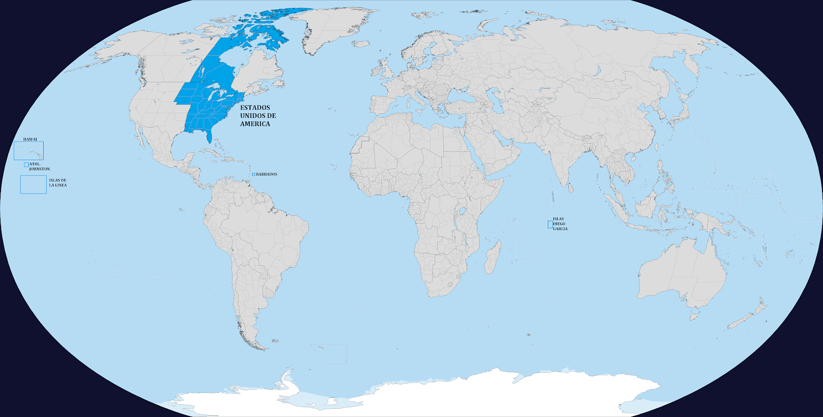Mapas y Fronteras: 26- ESTADOS UNIDOS DE AMERICA